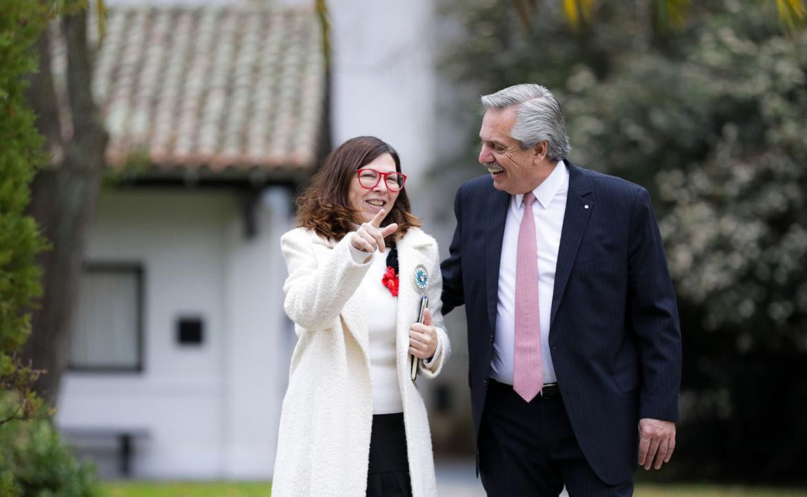 Silvina Batakis y Alberto Fernández, Gobierno, NA