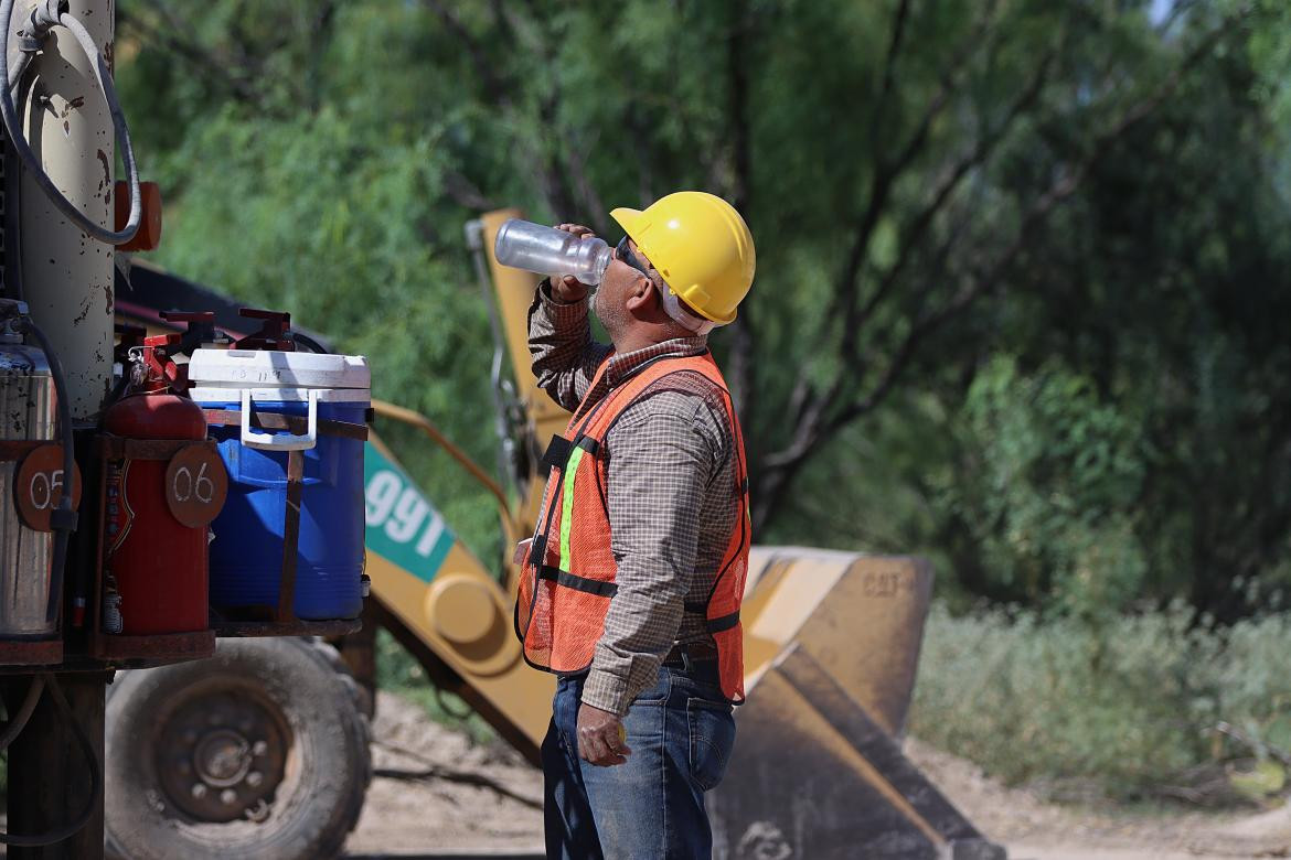 Operativo de rescate de mineros en México. Foto: EFE.