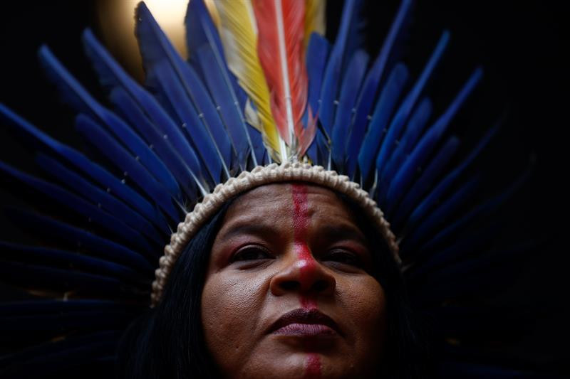 Día Internacional de los pueblos indígenas. Foto: EFE