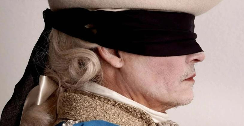 Johnny Depp, en la piel del rey Luis XV de Francia. Foto: NA.