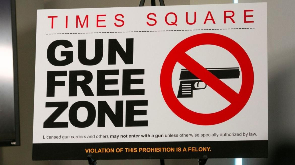 Times Square, zona libre de armas. Foto: EFE