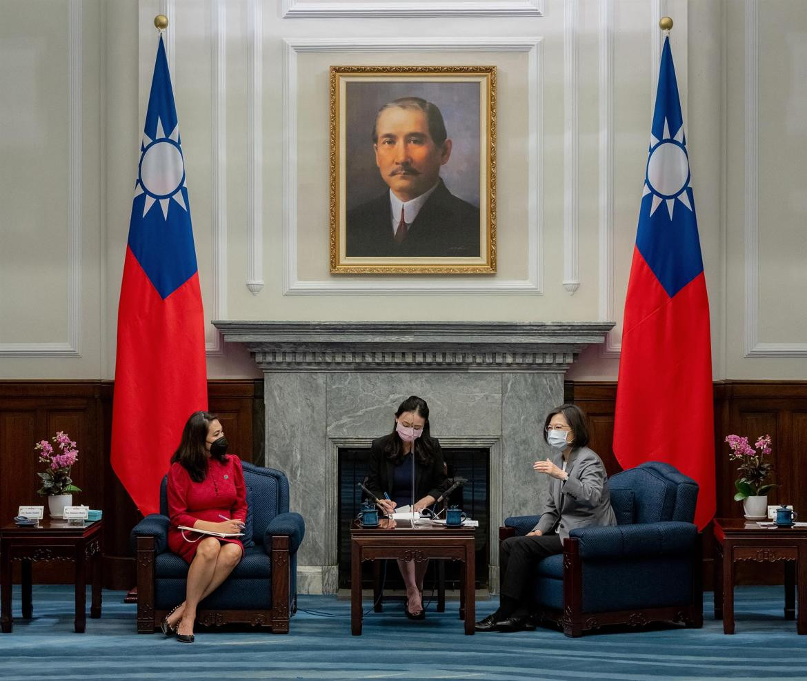 Reunión de funcionarios estadounidenses en Taiwán_EFE