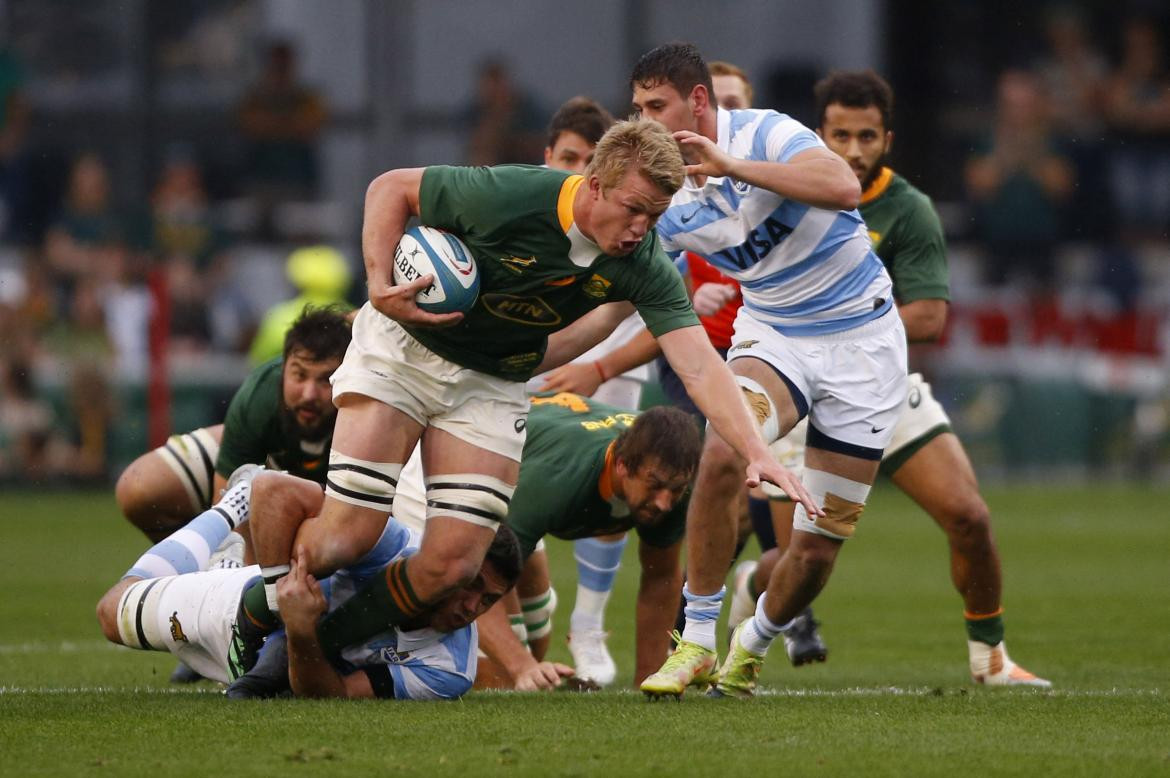 Rugby Championship, Sudáfrica vs. Los Pumas. Foto: REUTERS.