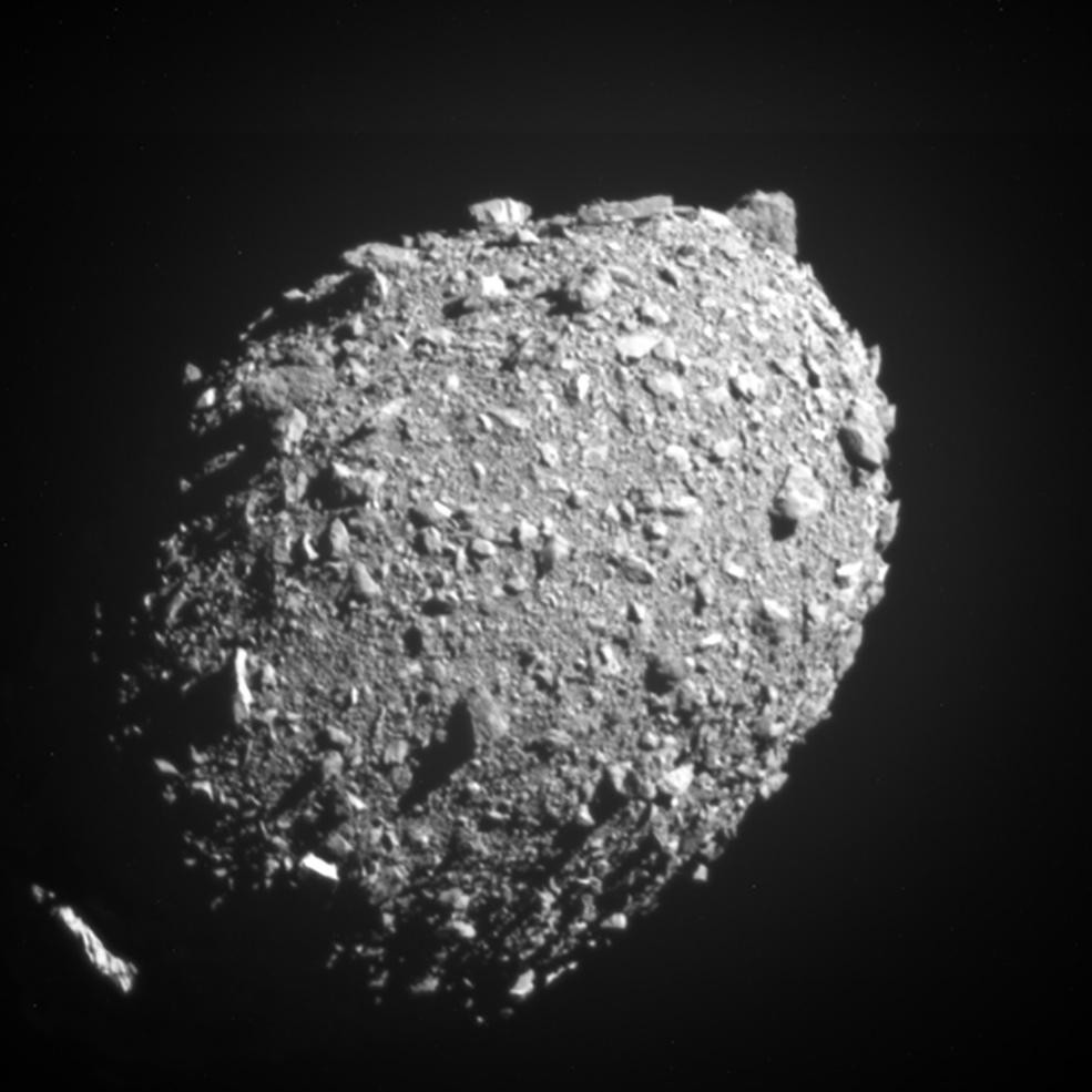 Asteroide desviado por la NASA. Foto: EFE.