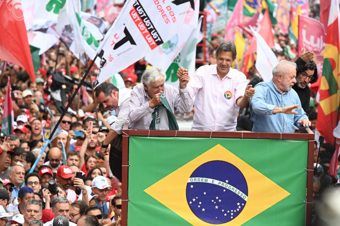 Lula y Mujica. Foto: Télam