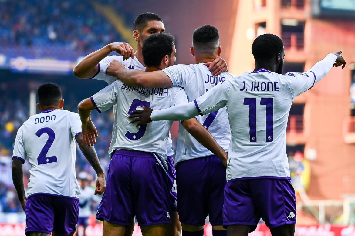 Fiorentina derrotó a Sampdoria. Foto: EFE.