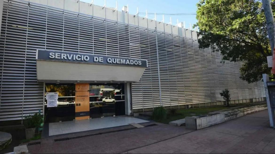 Instituto del Quemado de la ciudad de Córdoba. (Foto: Gentileza La Voz.)