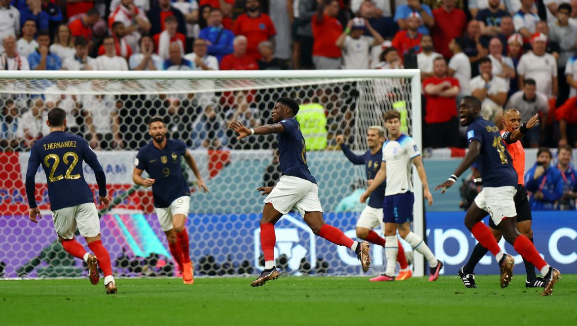 Francia vs Inglaterra, Qatar 2022. Fotos: REUTERS