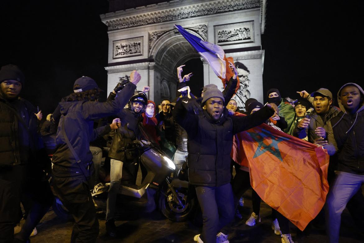 Festejos de marroquíes en París_Reuters