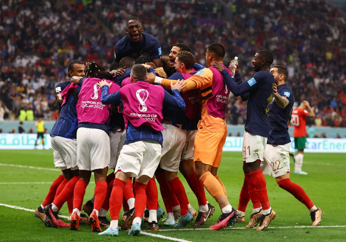 Mundial Qatar 2022, Francia vs. Marruecos. Foto: REUTERS.