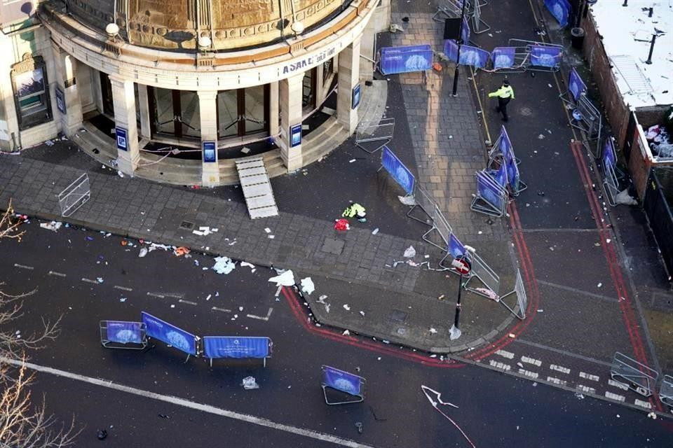 Estampida fatal en Londres. Foto: EFE