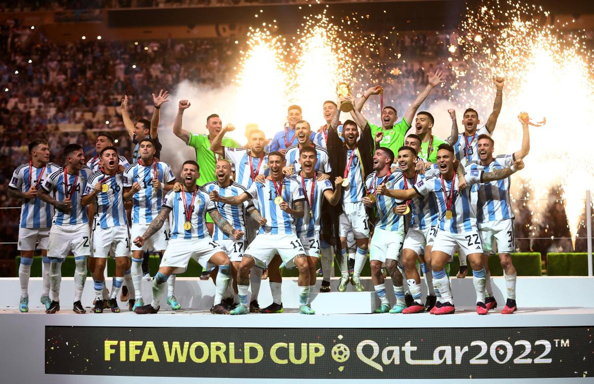 Argentina campeón del Mundial de Qatar 2022. Foto: REUTERS.
