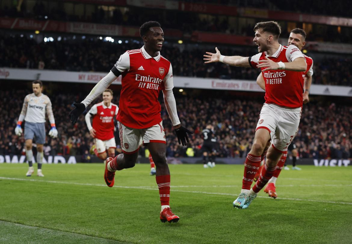 Arsenal-West Ham 3; Premier League. Foto: Reuters.