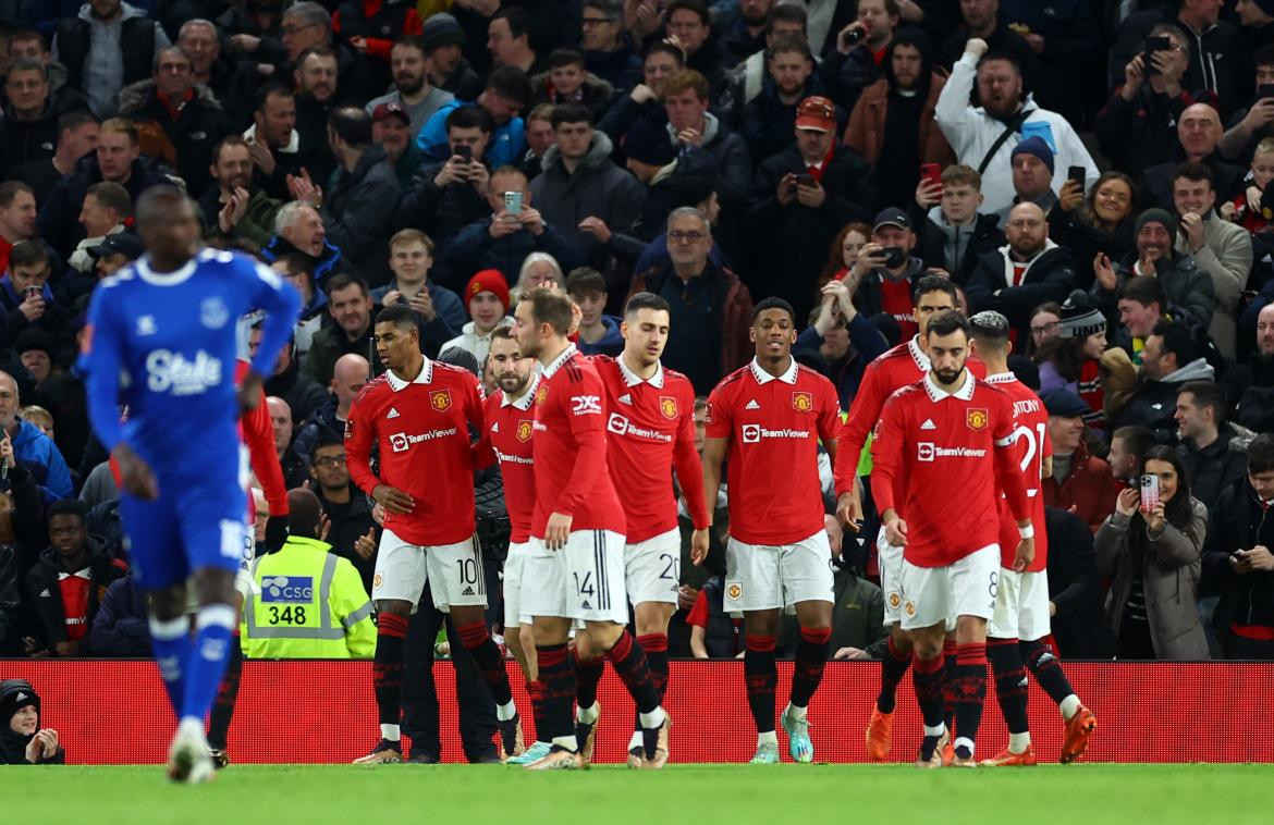 Manchester United vs. Everton; FA Cup. Foto: Reuters.