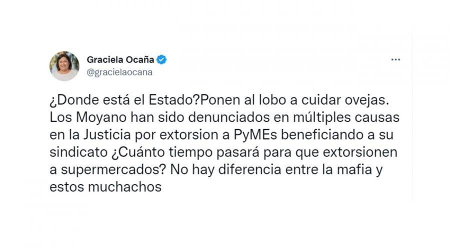 Graciela Ocaña. Twitter