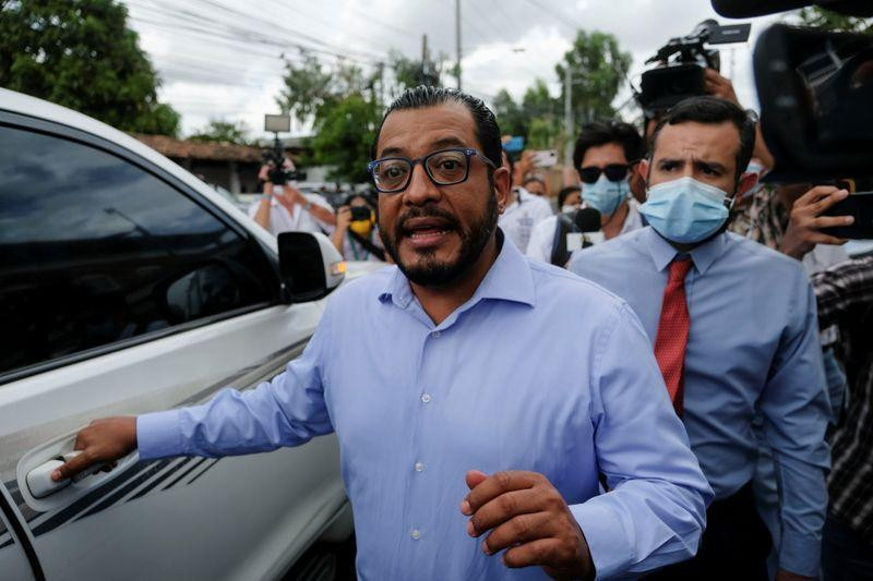 Félix Maradiaga, preso político liberado en Nicaragua. Foto: REUTERS