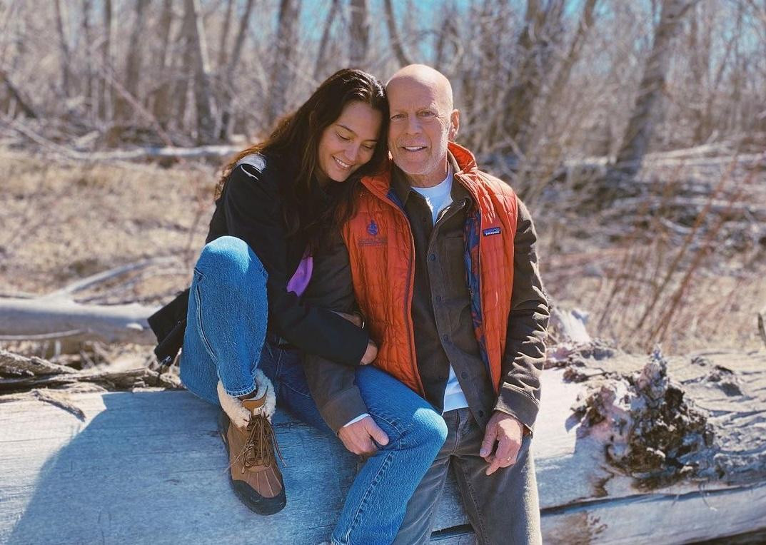 Bruce Willis y su esposa Emma Heming. Foto: Instagram @emmahemingwillis.