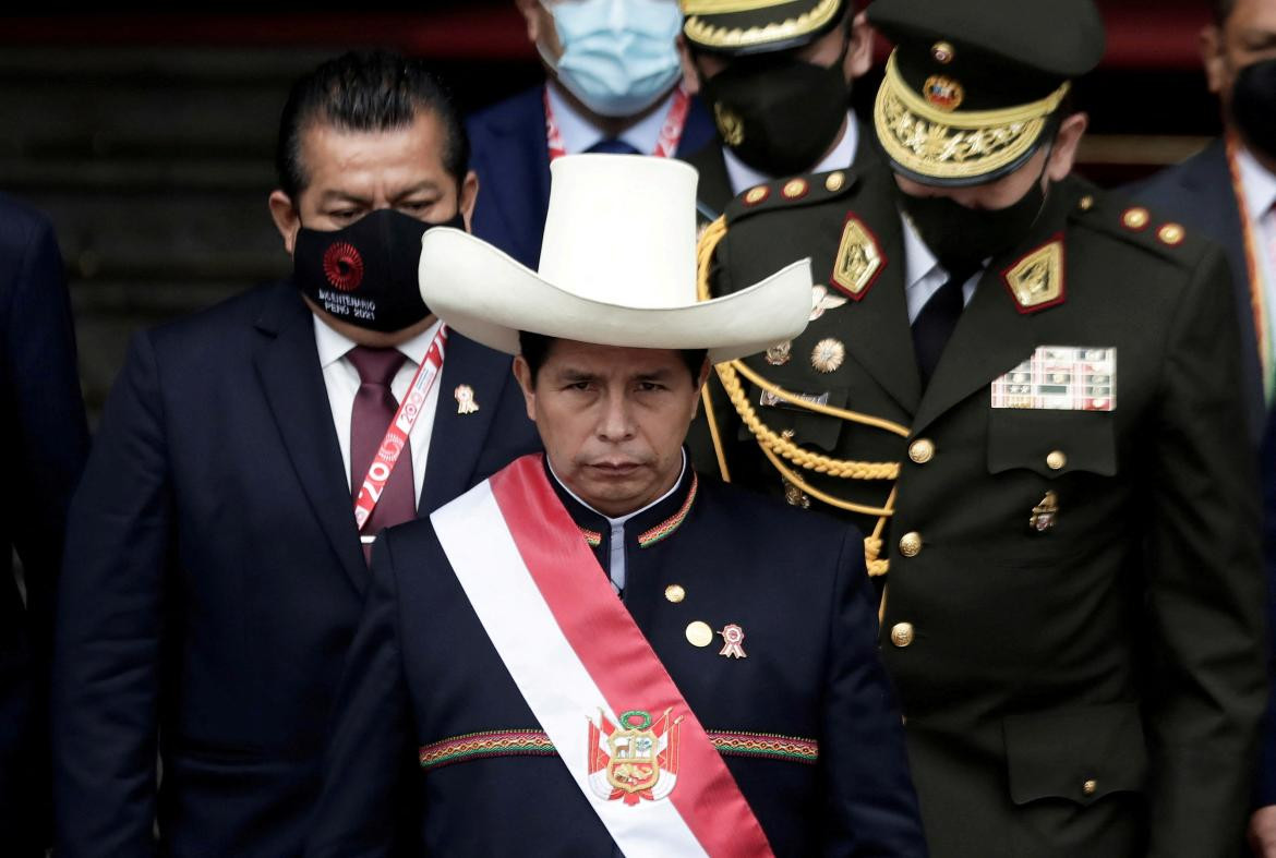 Pedro Castillo; expresidente de Perú. Foto: Reuters.