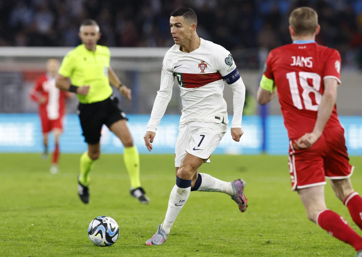 Cristiano Ronaldo; Portugal vs. Luxemburgo. Foto: Reuters.