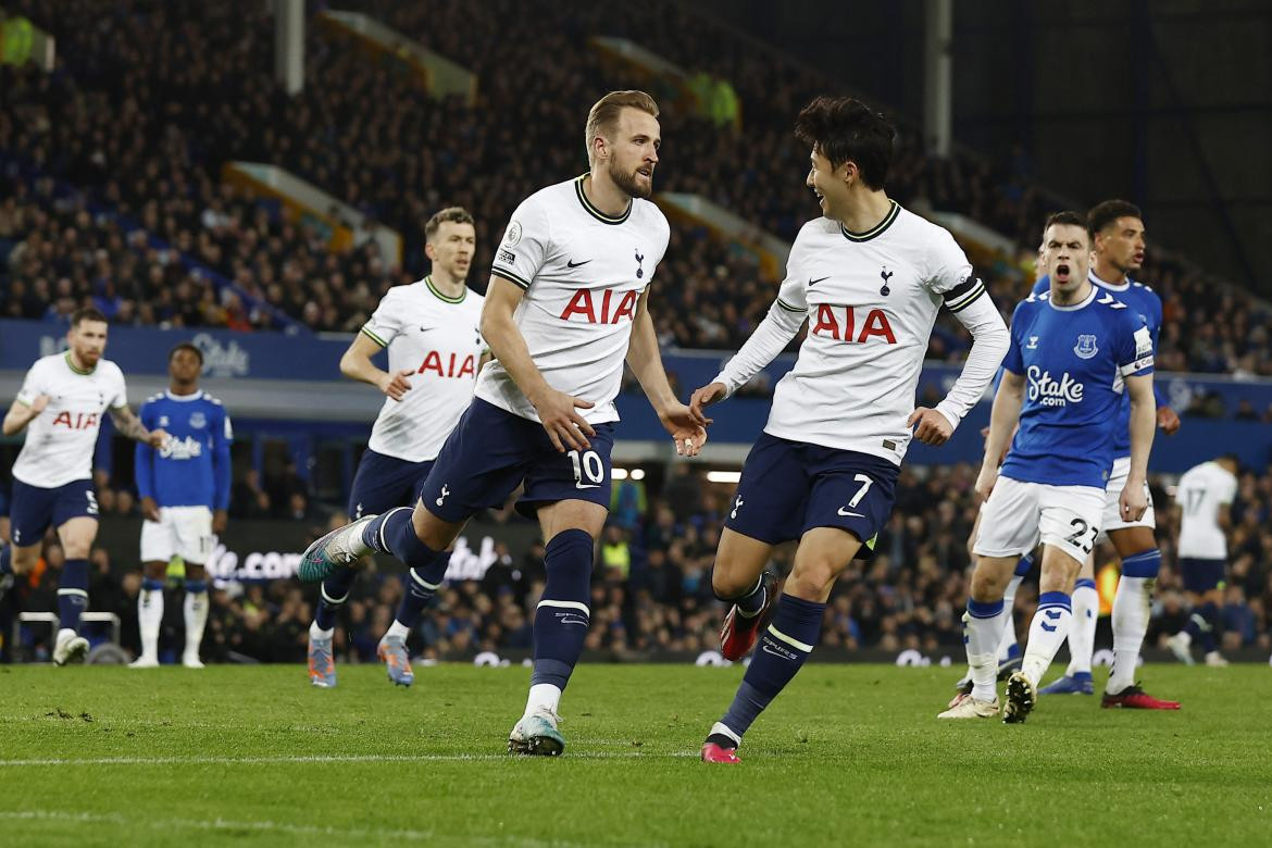 Harry Kane; Everton vs. Tottenham Hotspur. Foto: Reuters.