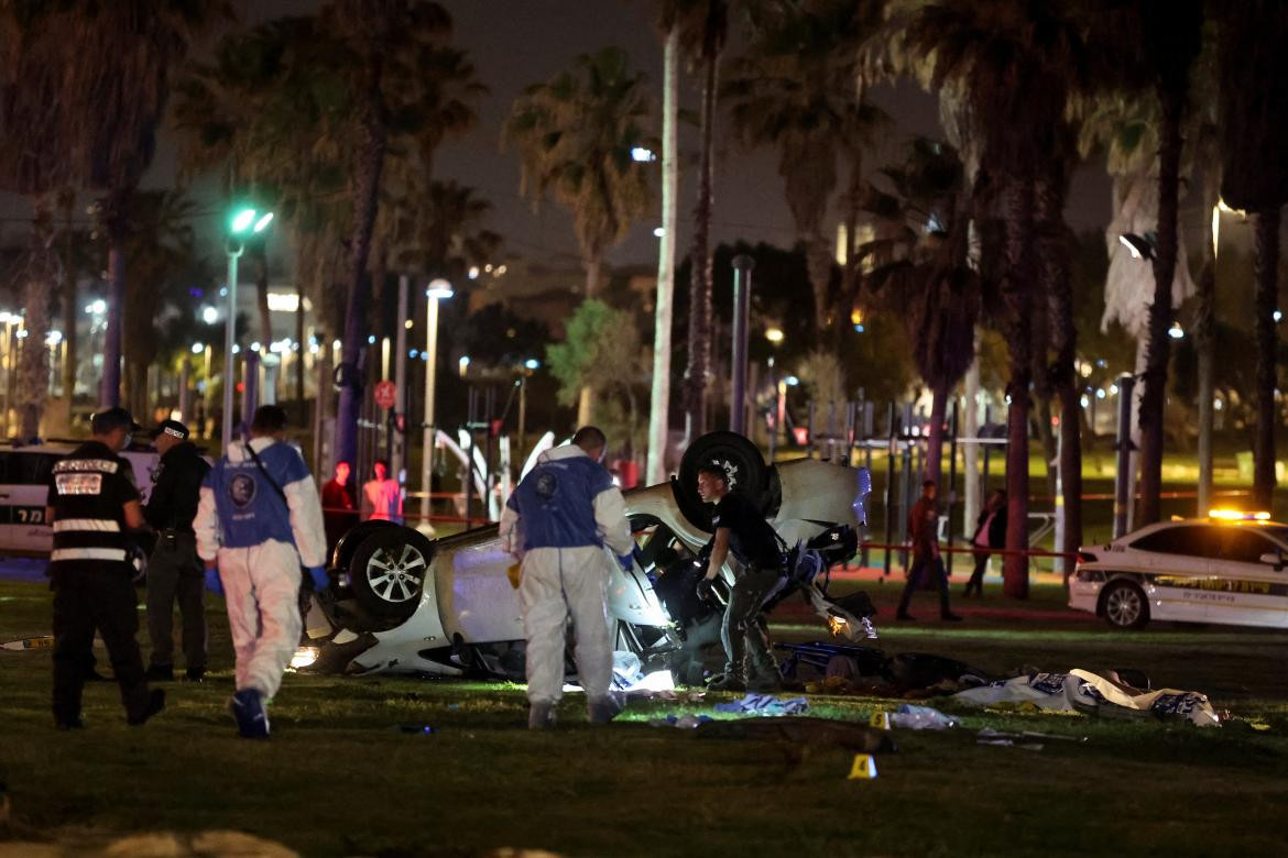 Atentado terrorista en Tel Aviv 2. Foto: Reuters.