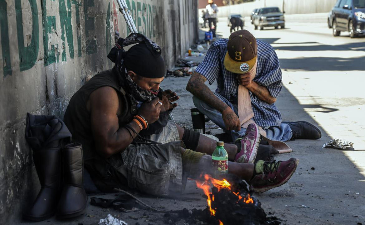 Consumo de fentanilo en las calles de México. Foto: Reuters
