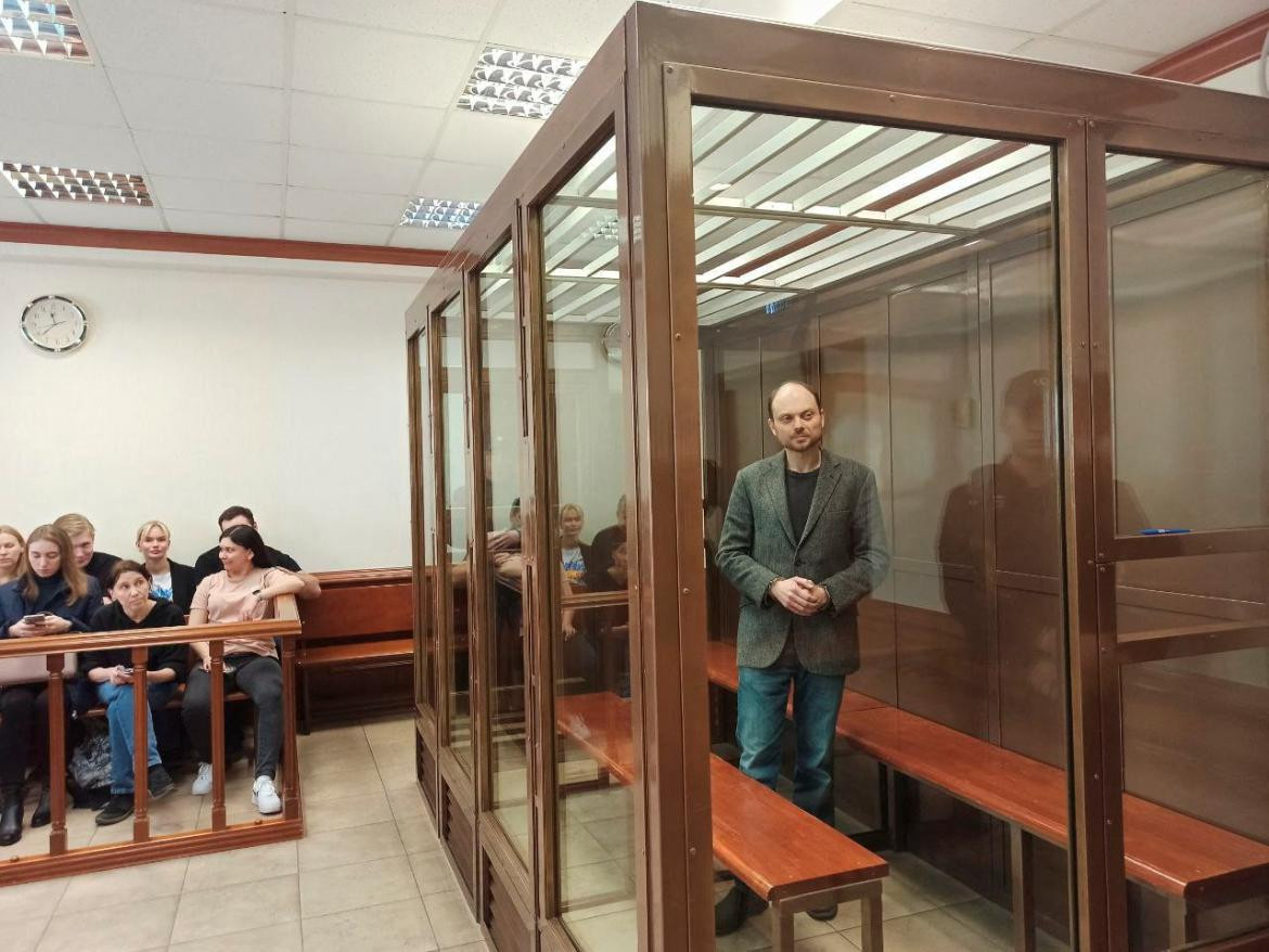 Vladímir Kara-Murzá, condenado a 25 años de prisión. Foto: Reuters.