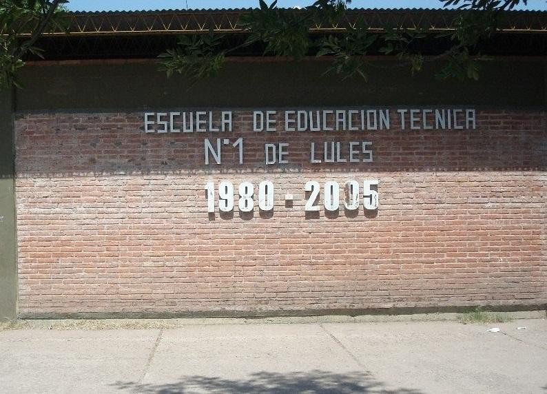 Escuela Técnica N°1 de Lules, Tucumán. Foto: Gentileza El Tucumano.