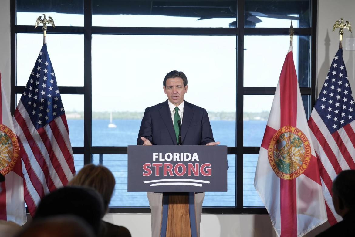 El gobernador de la Florida, Ron DeSantis (Foto: EFE)