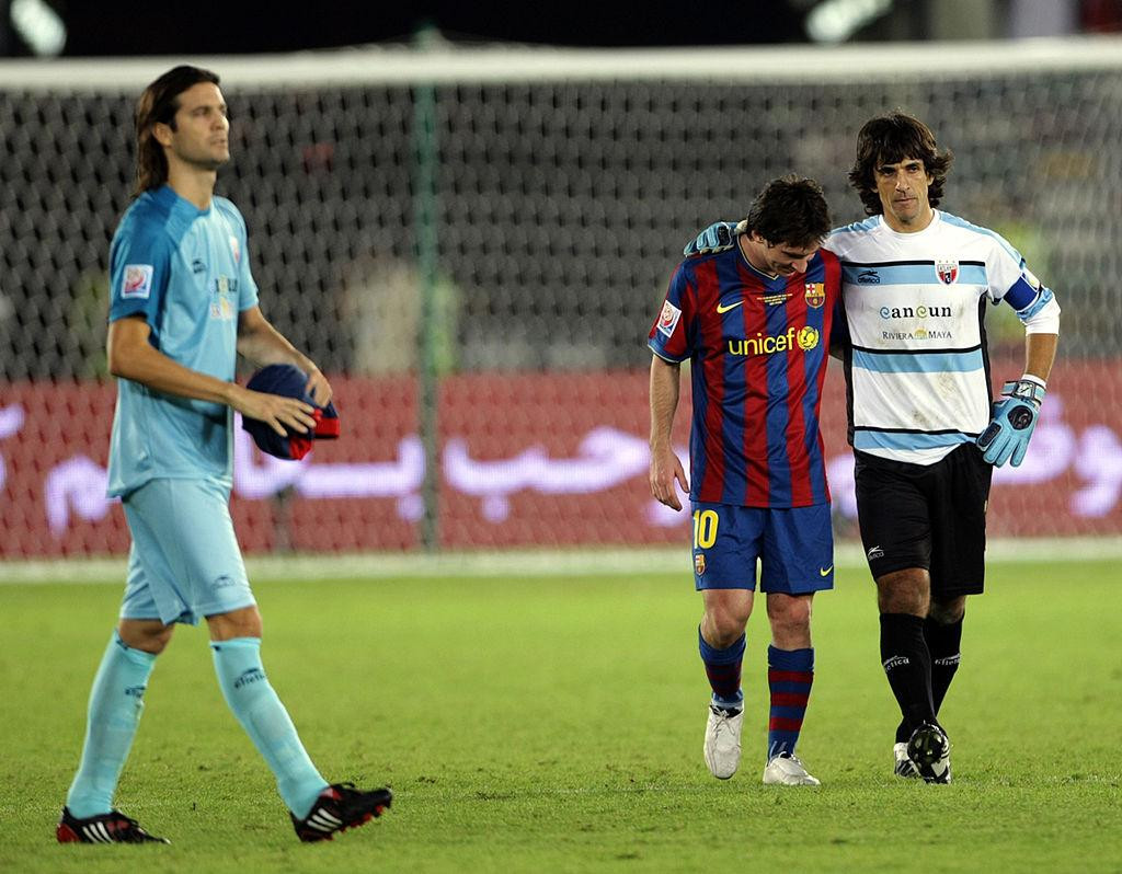 Lionel Messi y Federico Vilar.
