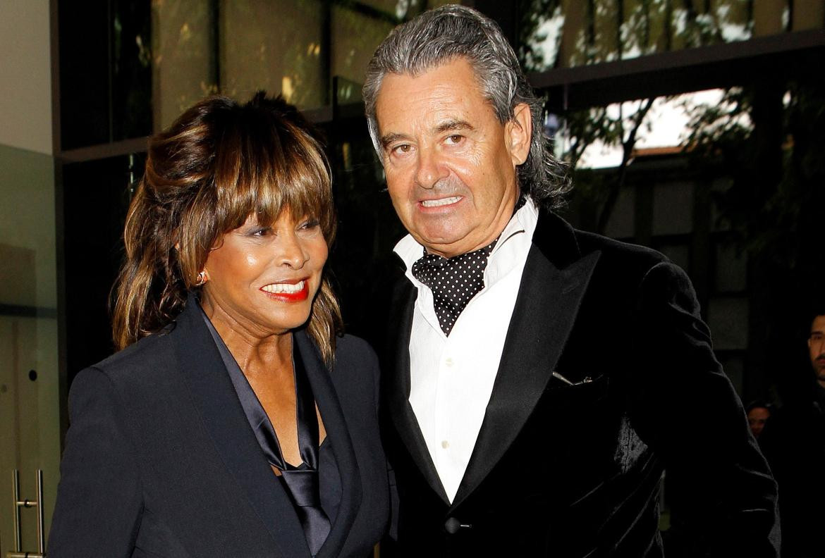 Tina Turner y su esposo Erwin Bach. Foto: Reuters