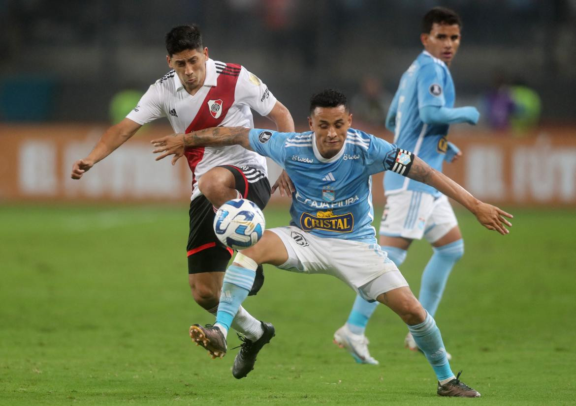 Rodrigo Aliendro; Sporting Cristal vs. River Plate; Copa Libertadores. Foto: Reuters.