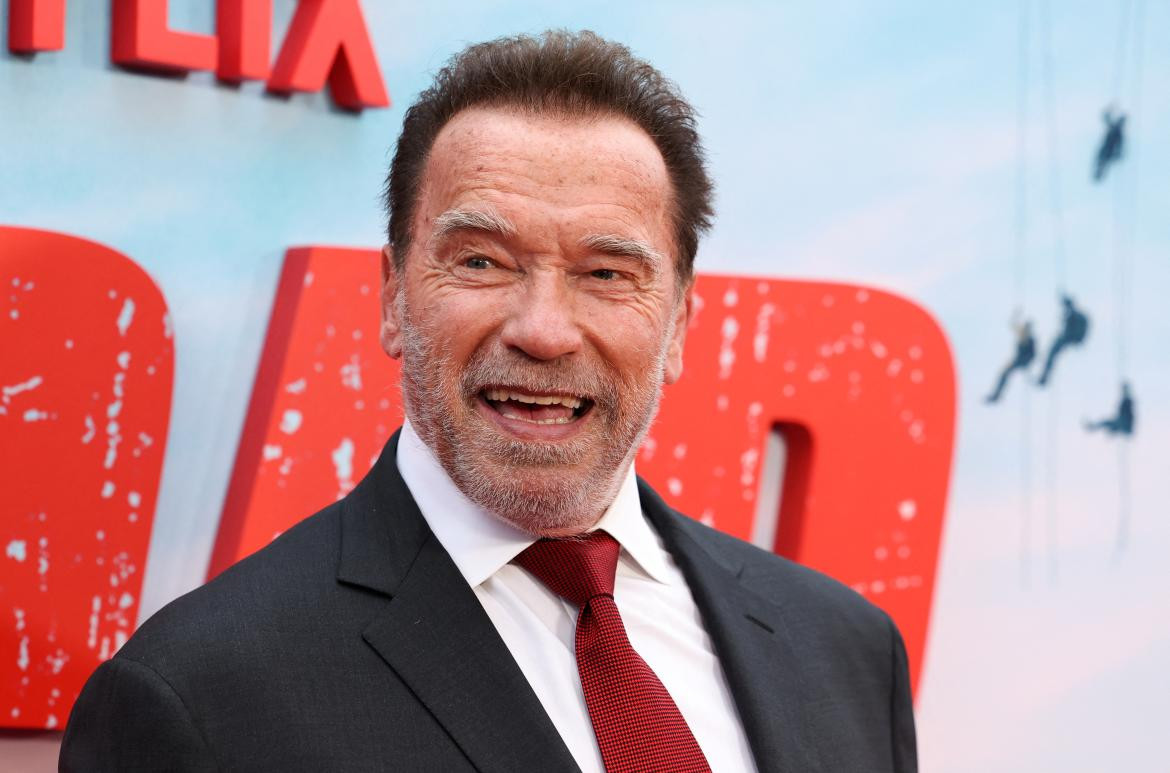 Arnold Schwarzenegger en la premiere de "Fubar". Foto: Reuters.