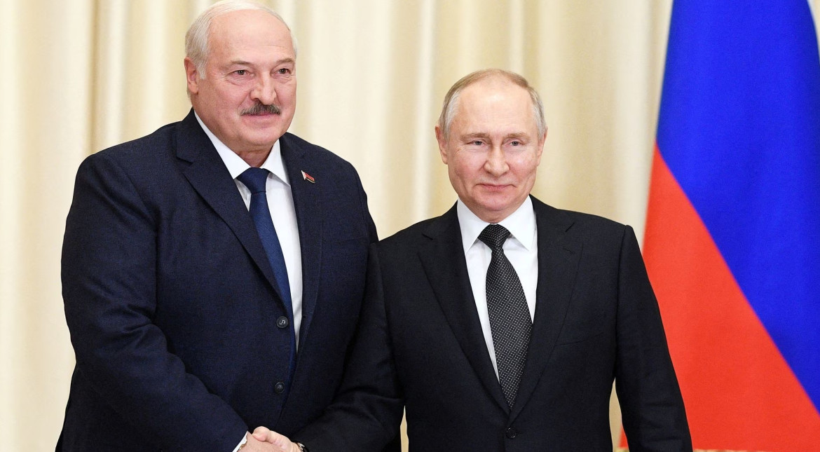 Aleksandr Lukashenko y Vladimir Putin. Foto: Reuters