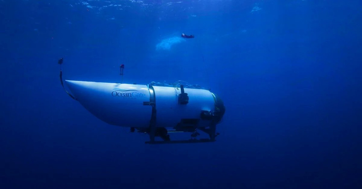 Submarino el "Titan". Foto: Twitter @ChimmyKai