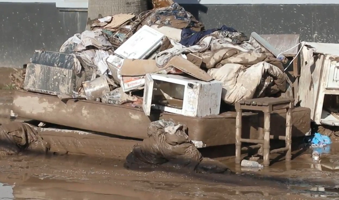 Inundaciones en Chile. Foto: captura video Ruptly.