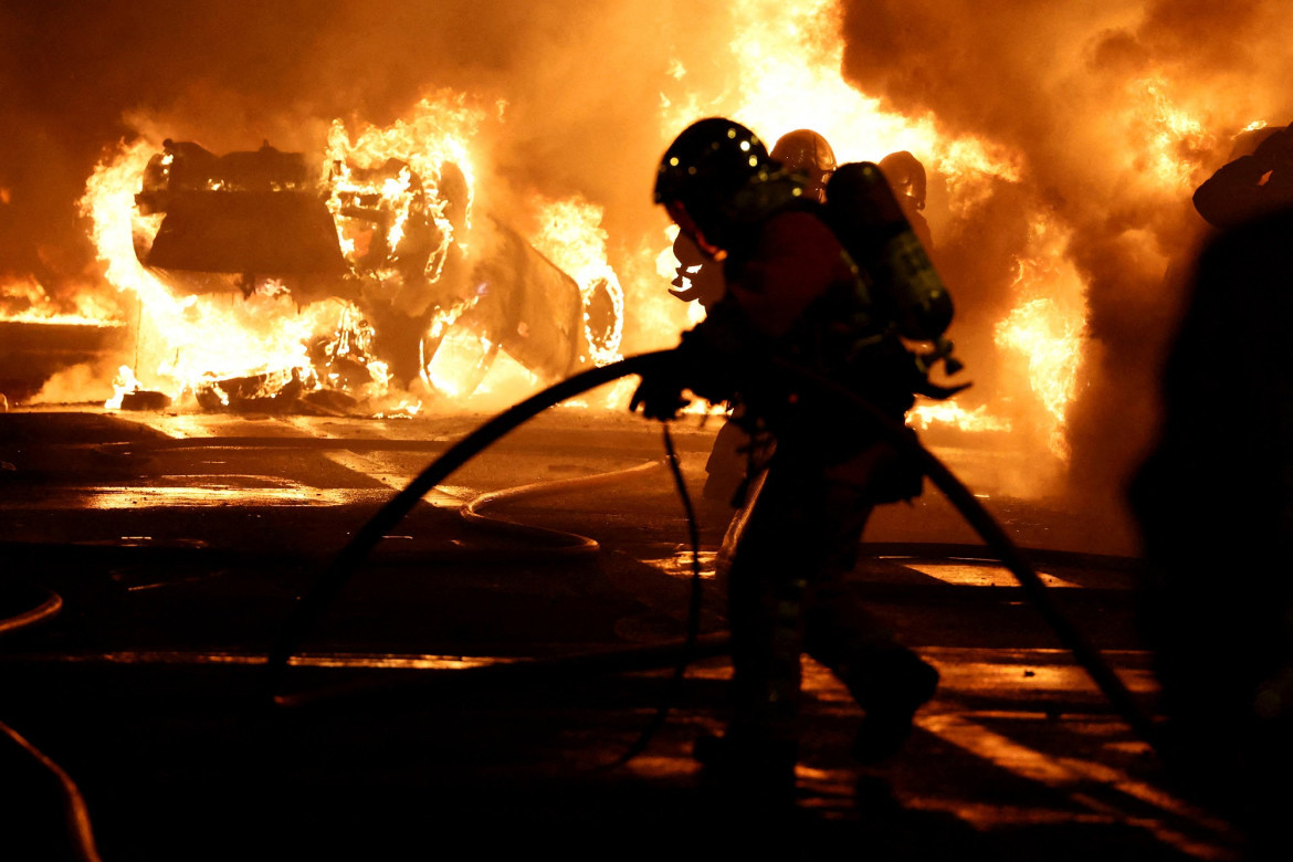Incidentes en Francia. Foto: Reuters.