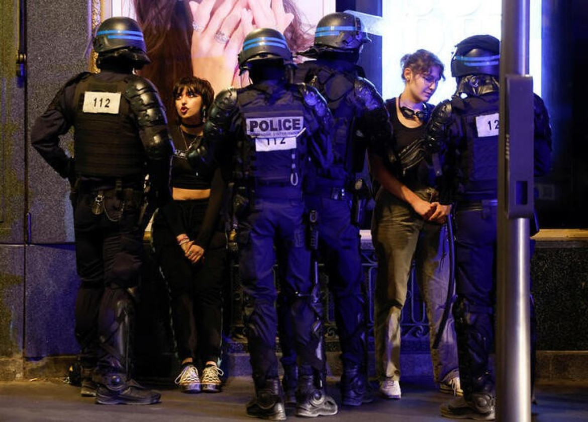 Protestas en Francia. Video: Twitter.