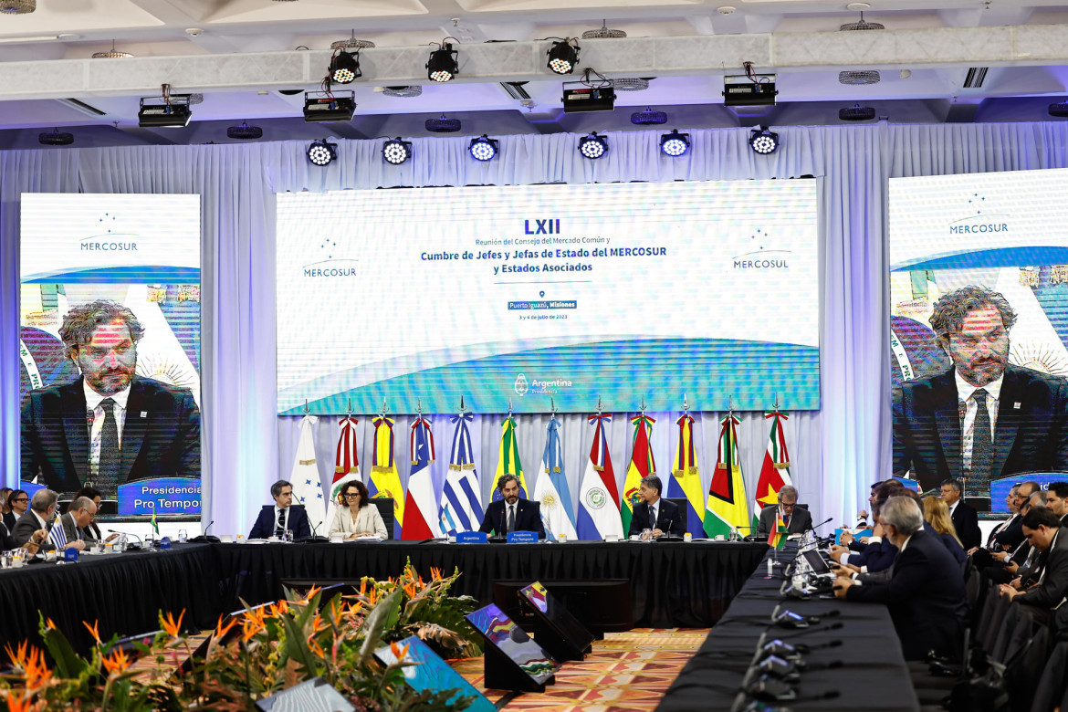 Antesala a la cumbre del Mercosur. Foto: EFE.