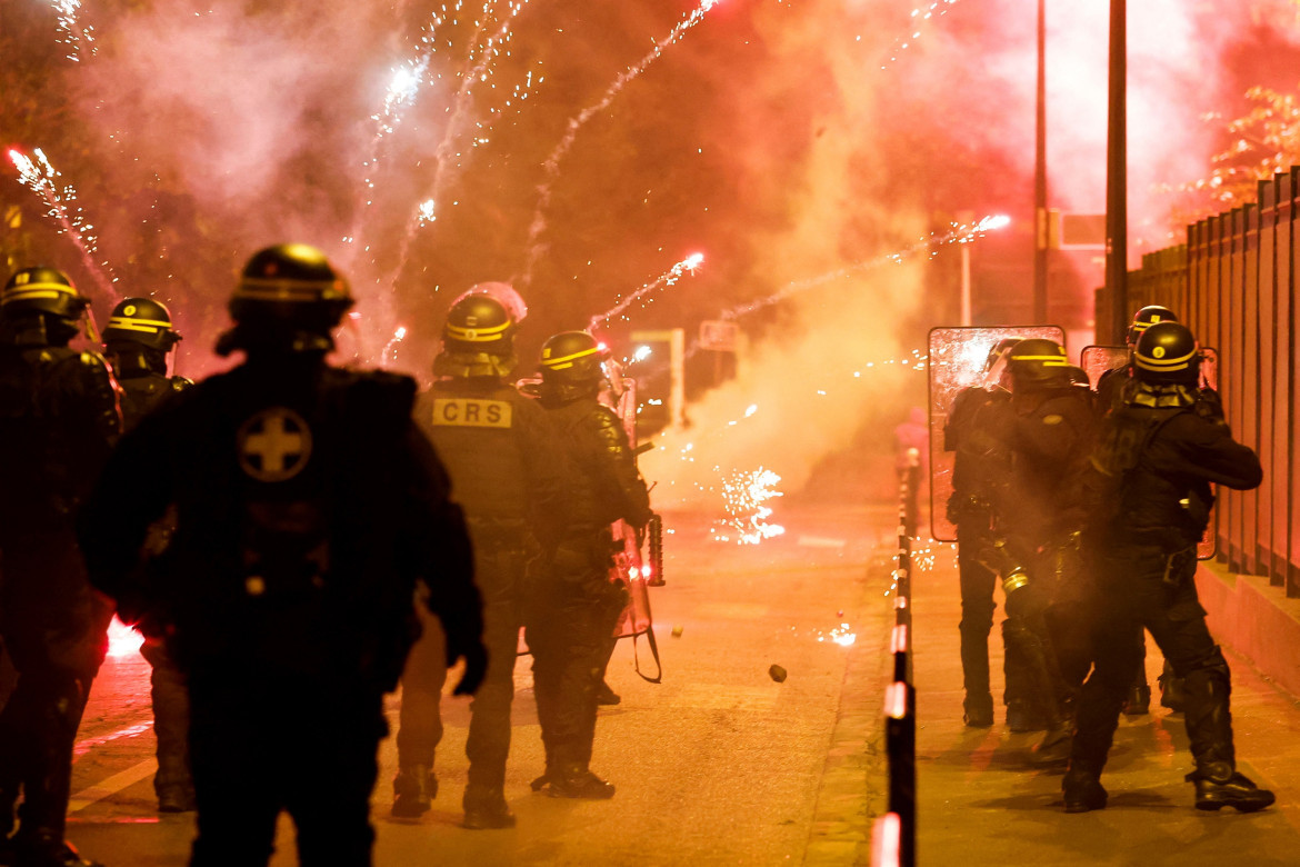 Manifestaciones e incidentes en Francia. Foto: NA.