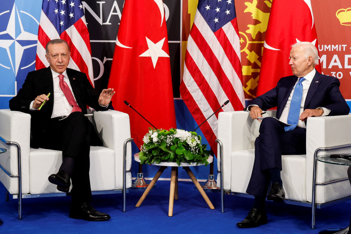 Erdogan y Biden. Foto: Reuters.