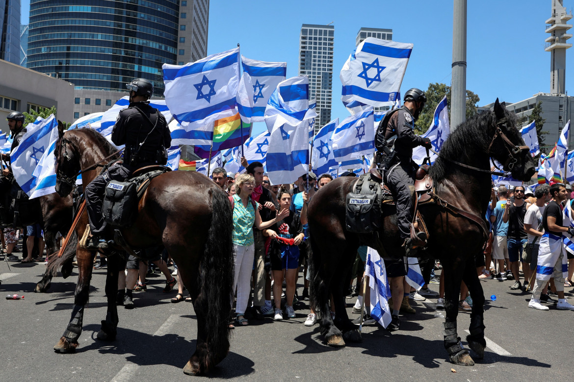 Manifestaciones e incidentes en Israel. Foto: Reuters.