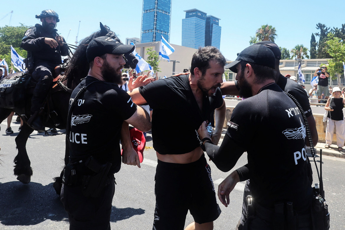 Manifestaciones e incidentes en Israel. Foto: Reuters.