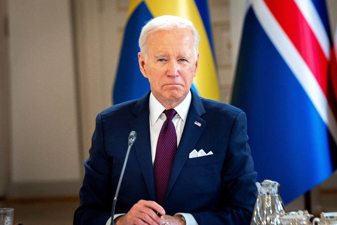 Joe Biden en el Palacio Presidencial de Helsinki, Finlandia. Foto: Reuters.