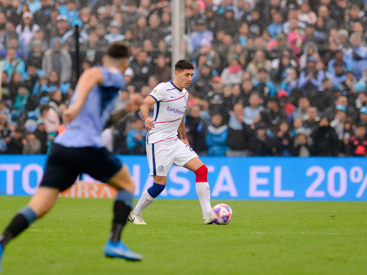 Gastón Hernández; Belgrano vs. San Lorenzo. Foto: NA.