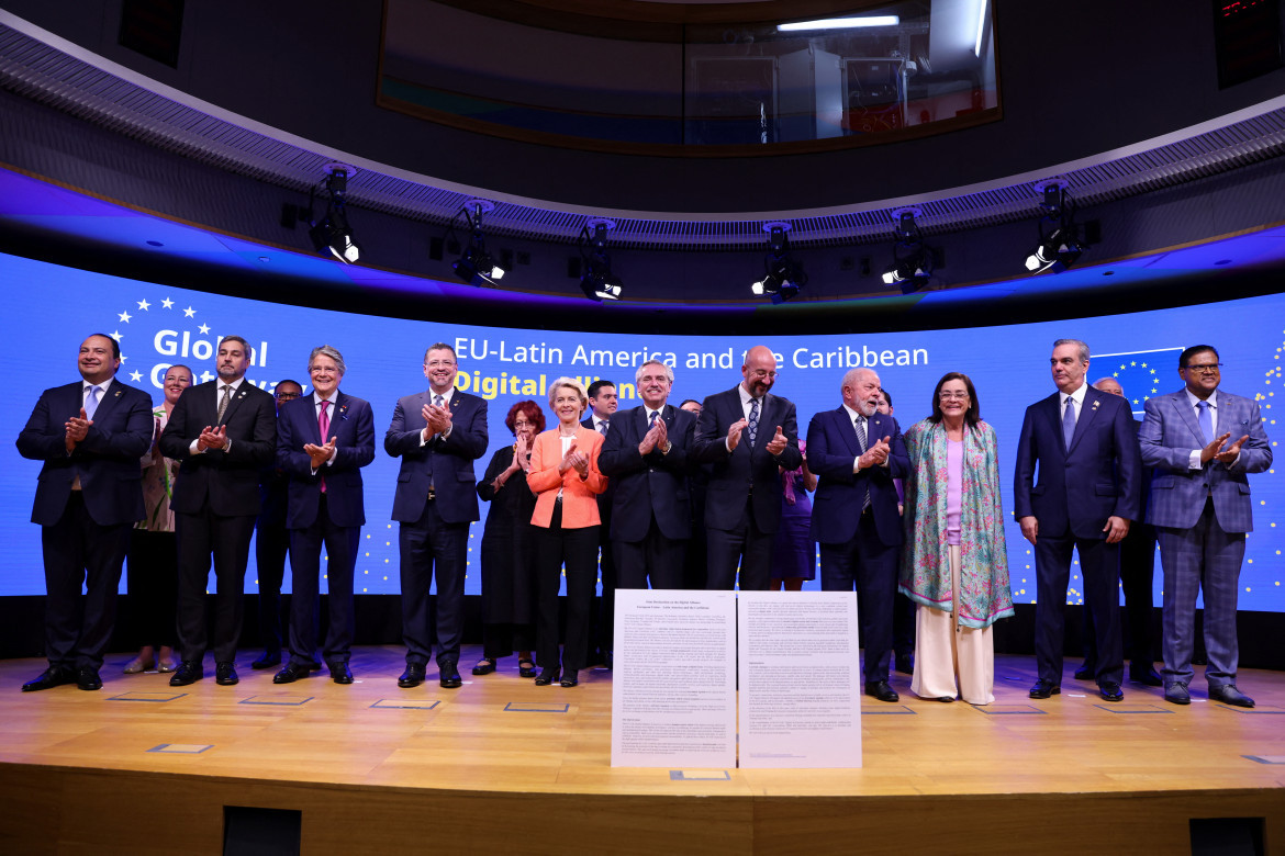 Líderes de UE y CELAC. Foto: Reuters.