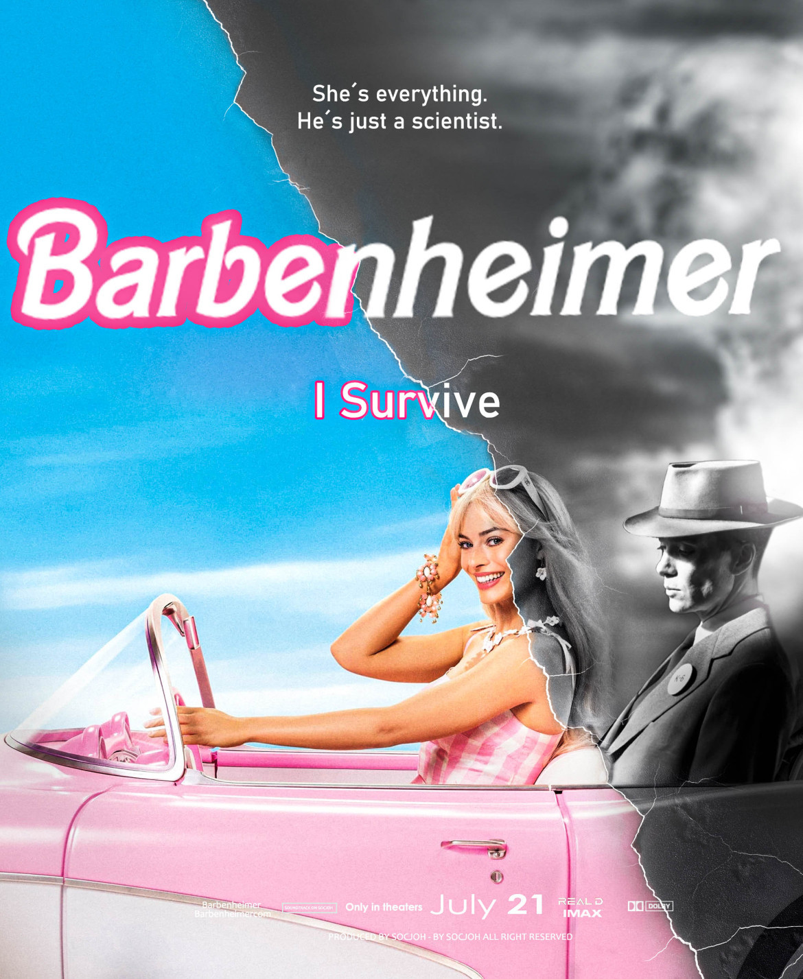 "Barbenheimer". Foto: Twitter/Socjoh
