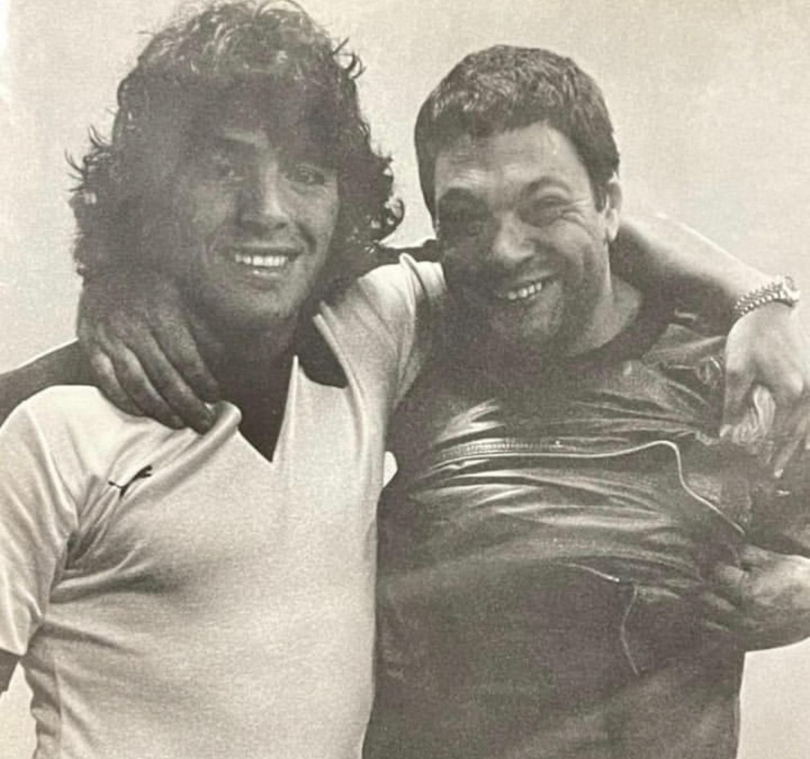 Galíndez y Maradona. Foto: @galindez86ok