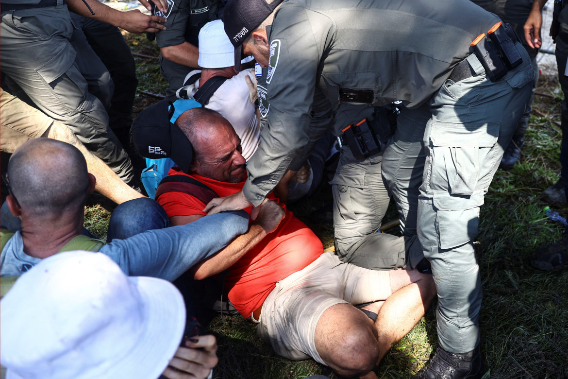 Detenciones a manifestantes que protestan en contra de la reforma judicial israelí. Foto: Reuters.