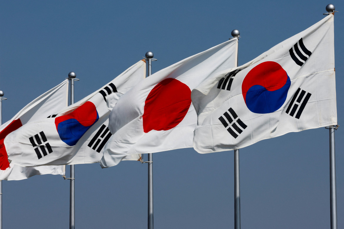 Japón y Corea del Sur. Foto: Reuters.